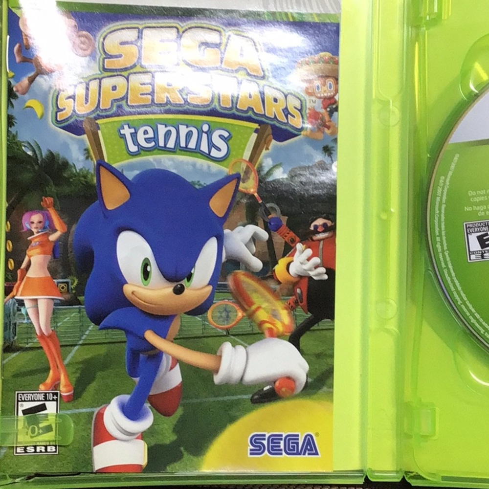 XBOX360 SEGA SUPERSTAR TENNIS. XBOX LIVE ARCADE COMPILATION DISC - Picture 6 of 10